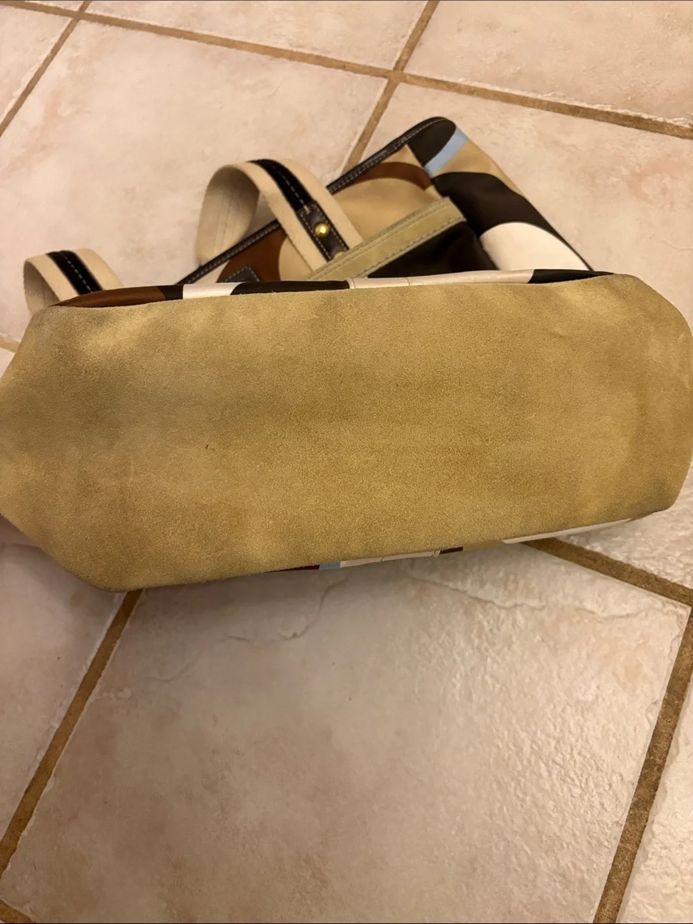 Coach Hamptons Scarf Print Large Tote,  (Vintage)